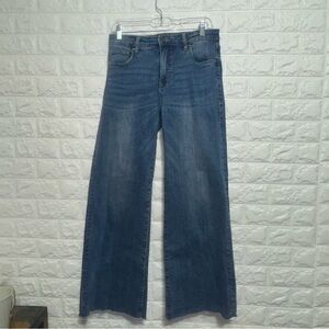 KUT From The Kloth Fab Ab High Rise Wide Leg Jeans Women’s Size 4 Blue Denim